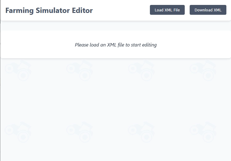 Farming Simulator 25 XML Editor
